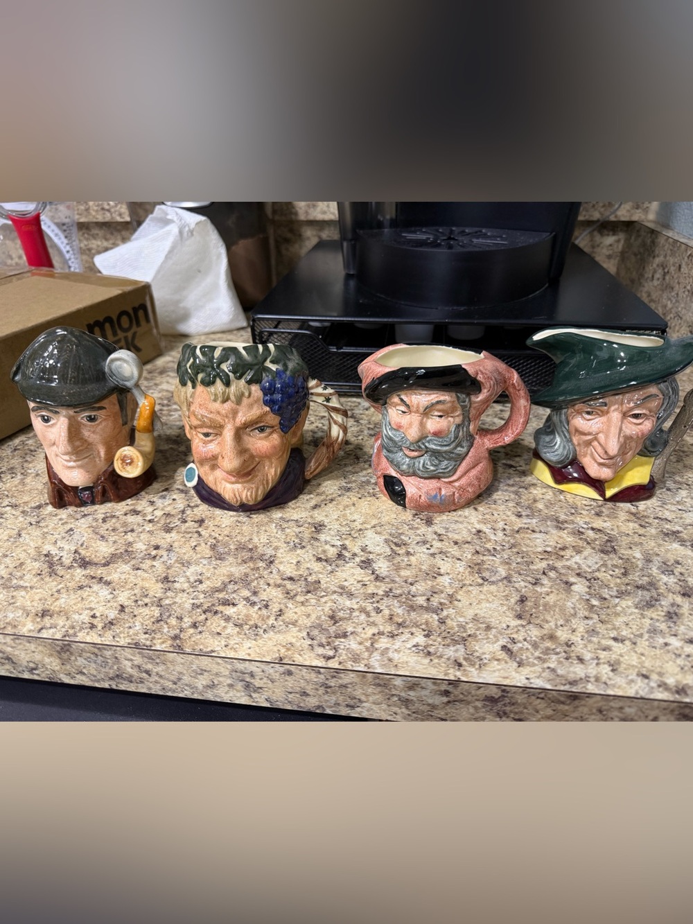 Royal Doulton The Sleuth 4 Mugs